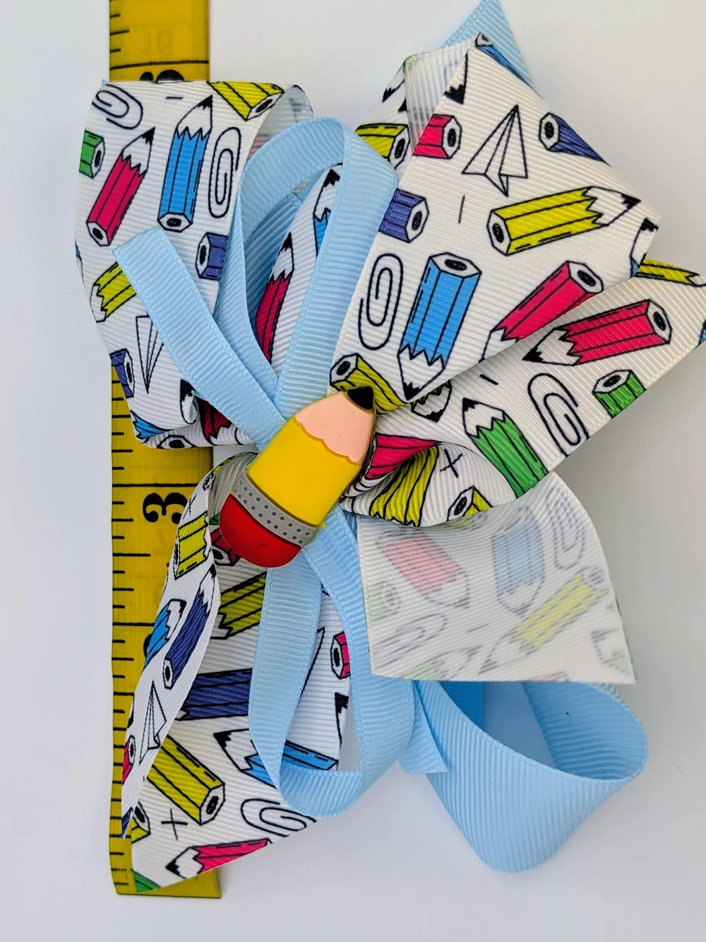 Multi-Color School Themed Alligator Clip Hairbows- Bundle Or Single Price